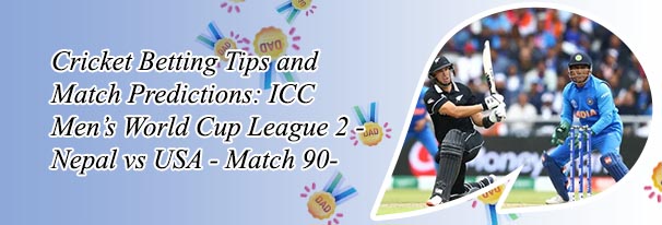 Betting tips for cricket world cup