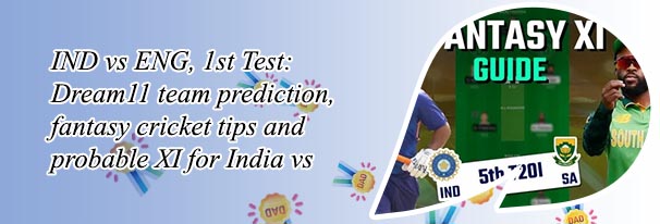 India vs england dream11 prediction